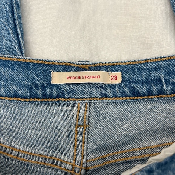 Levi’s Wedgie Stretch Straight Leg Jeans Christina 28 - Picture 6 of 7